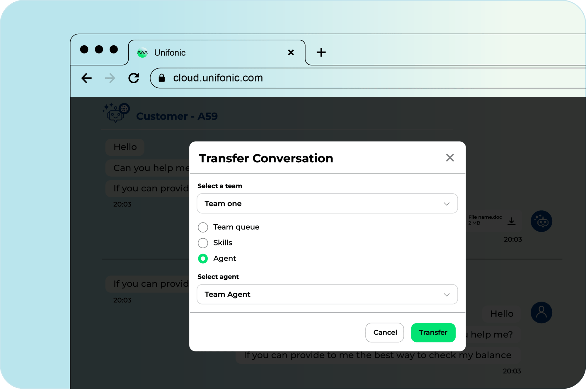 Agent console - Multi-Agent WhatsApp Features-1