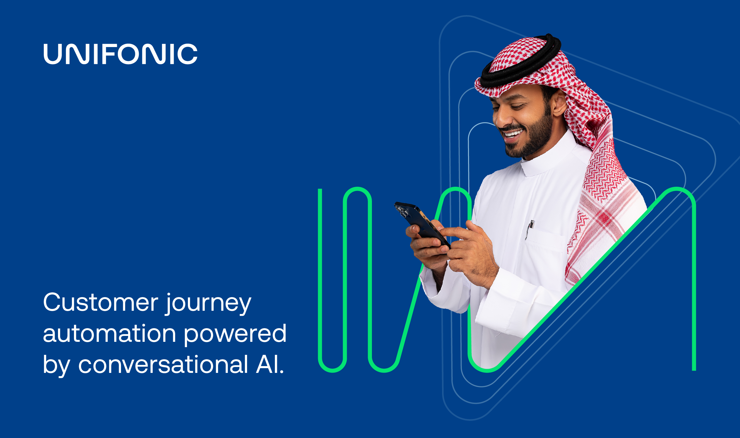 Unifonic showcases the power of conversational AI to automate customer journeys at LEAP 2024.